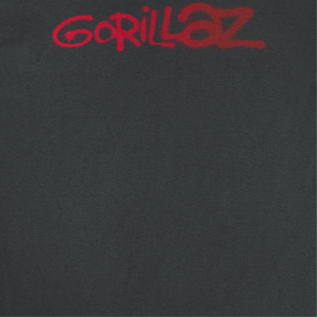 GORILLAZ Logo Graffiti Red T-Shirt