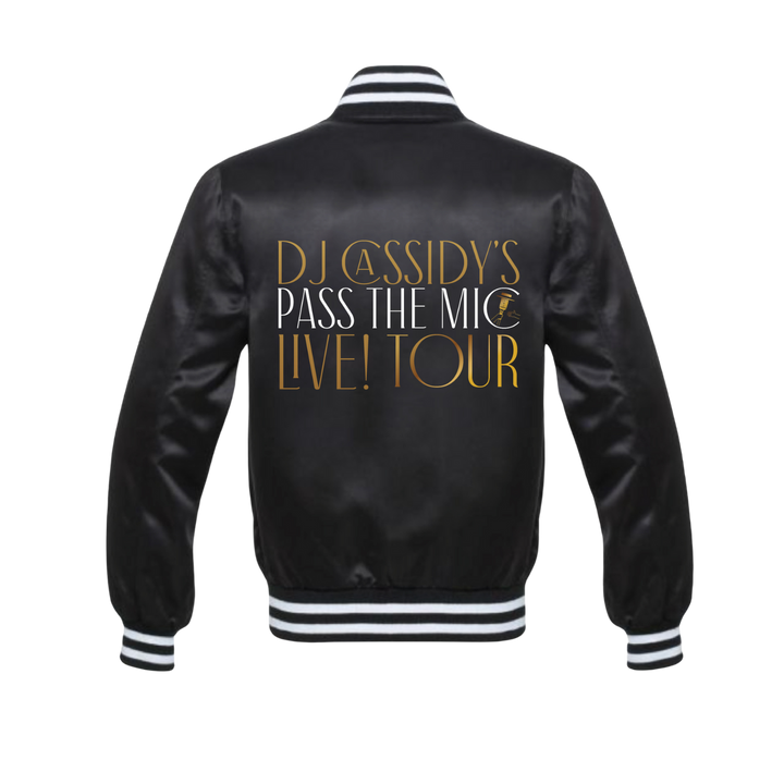 Black Satin Tour Jacket