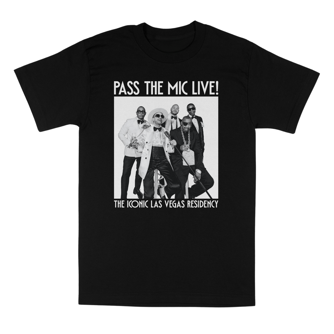 Black Las Vegas Rap Pack Tee