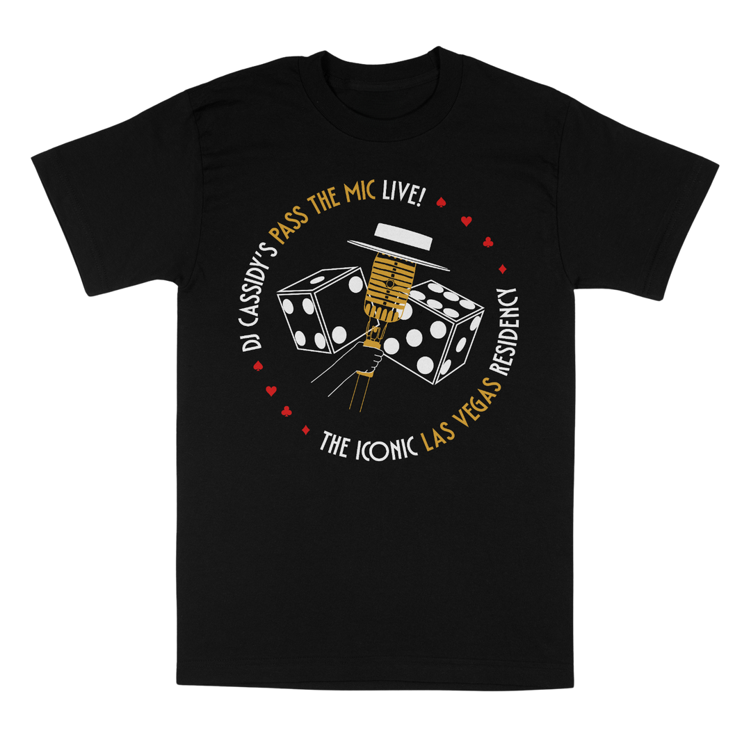 Black Las Vegas Dice Tee